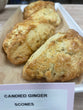 Candied Ginger Scones