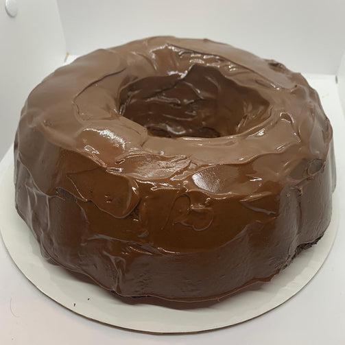 Chocolate Peanut Butter Swirl Bundt Cake
